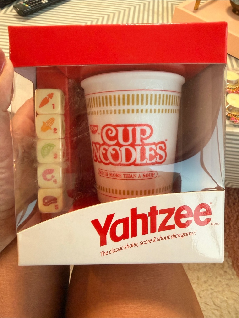 Yahtzee Cup Noodles Edition Dice Game
